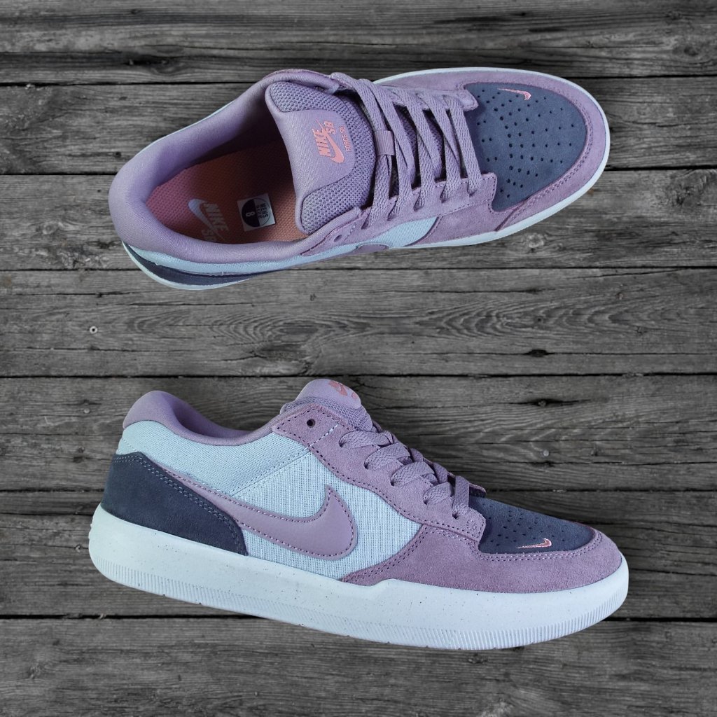 Nike Sb Force 58 Shoes  SilverTaupe Grey Brand New
